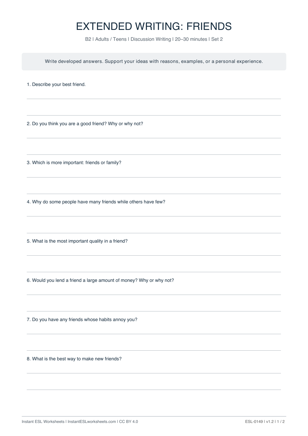 Page 1 of Friends