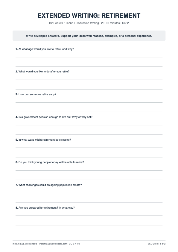 Page 1 of Retirement