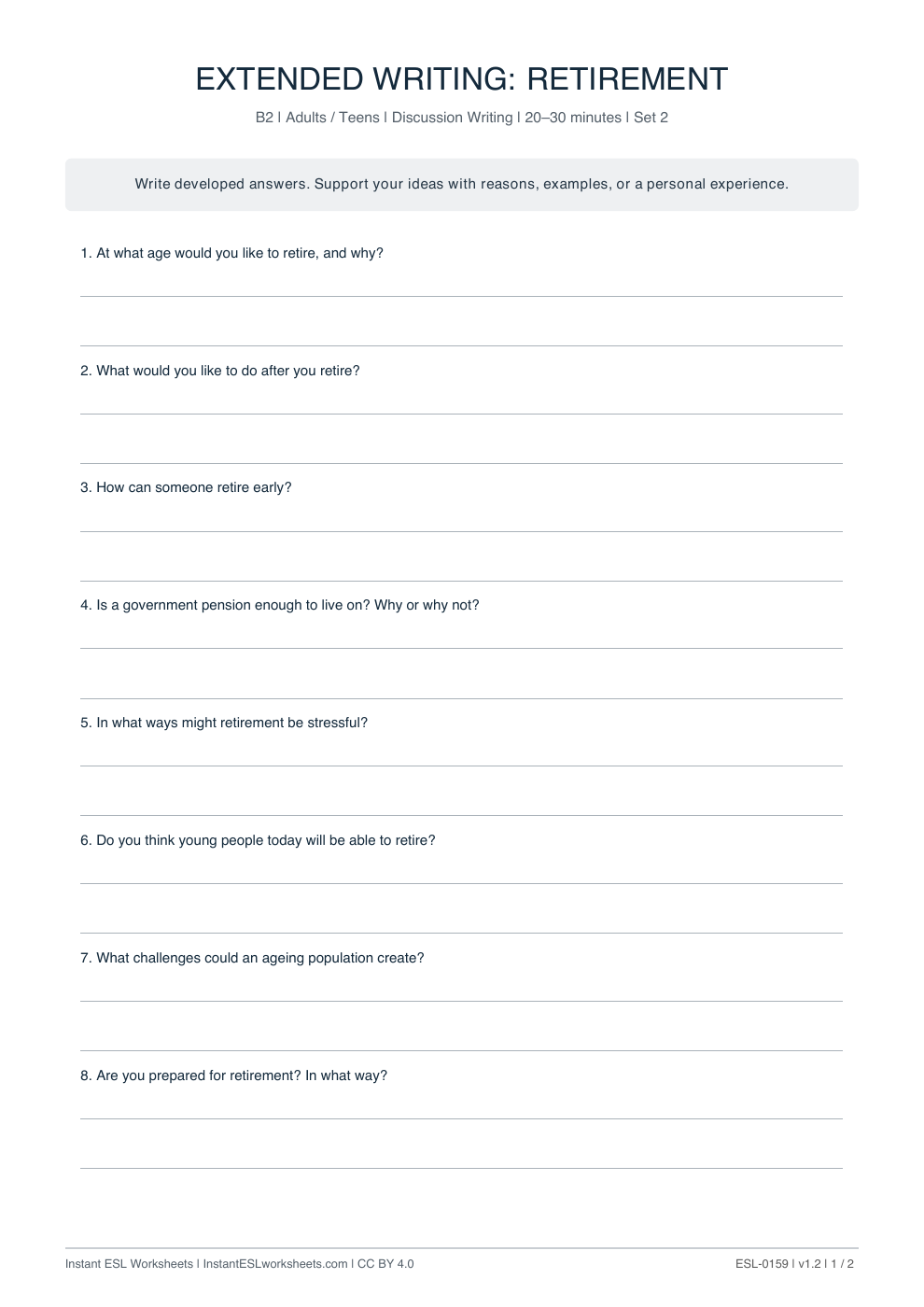 Page 1 of Retirement