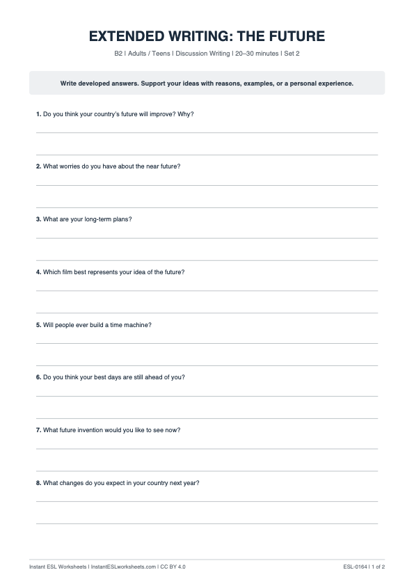 Page 1 of The Future