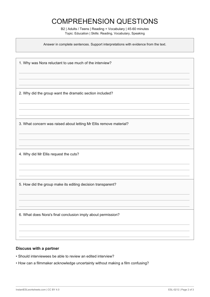 Page 2 of The Interview Beyond the Camera