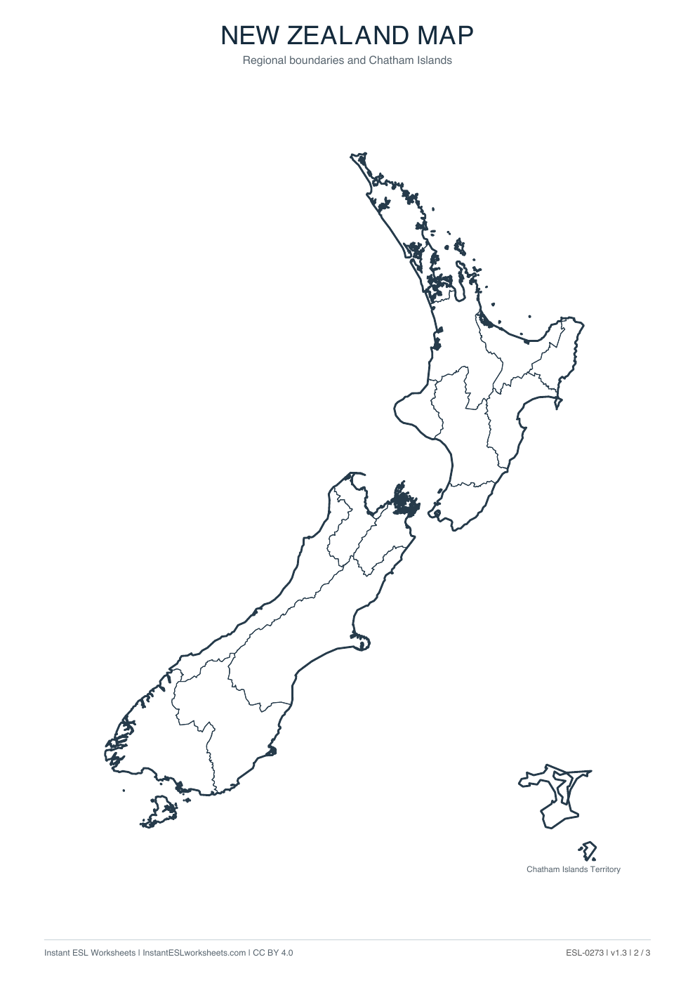 Page 2 of New Zealand Maps: Outline, Boundaries and Names
