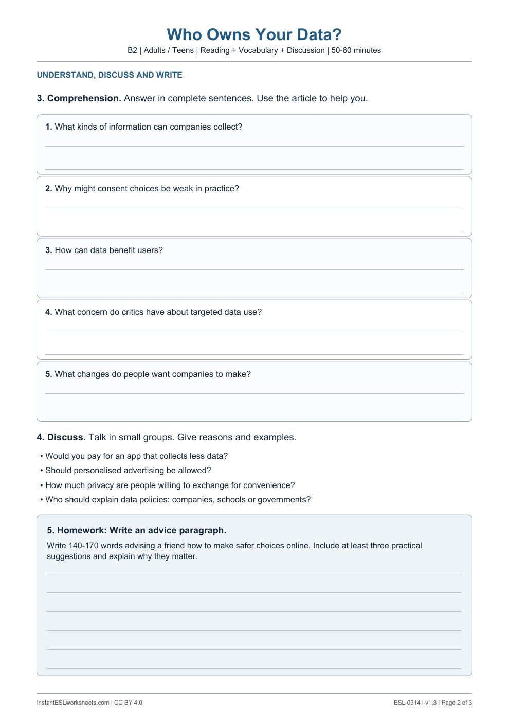 Page 2 of Who Owns Your Data?