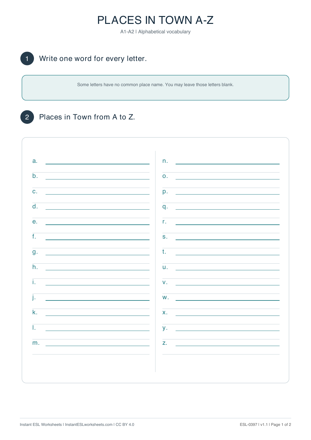 Page 1 of Places-in-Town-A–Z