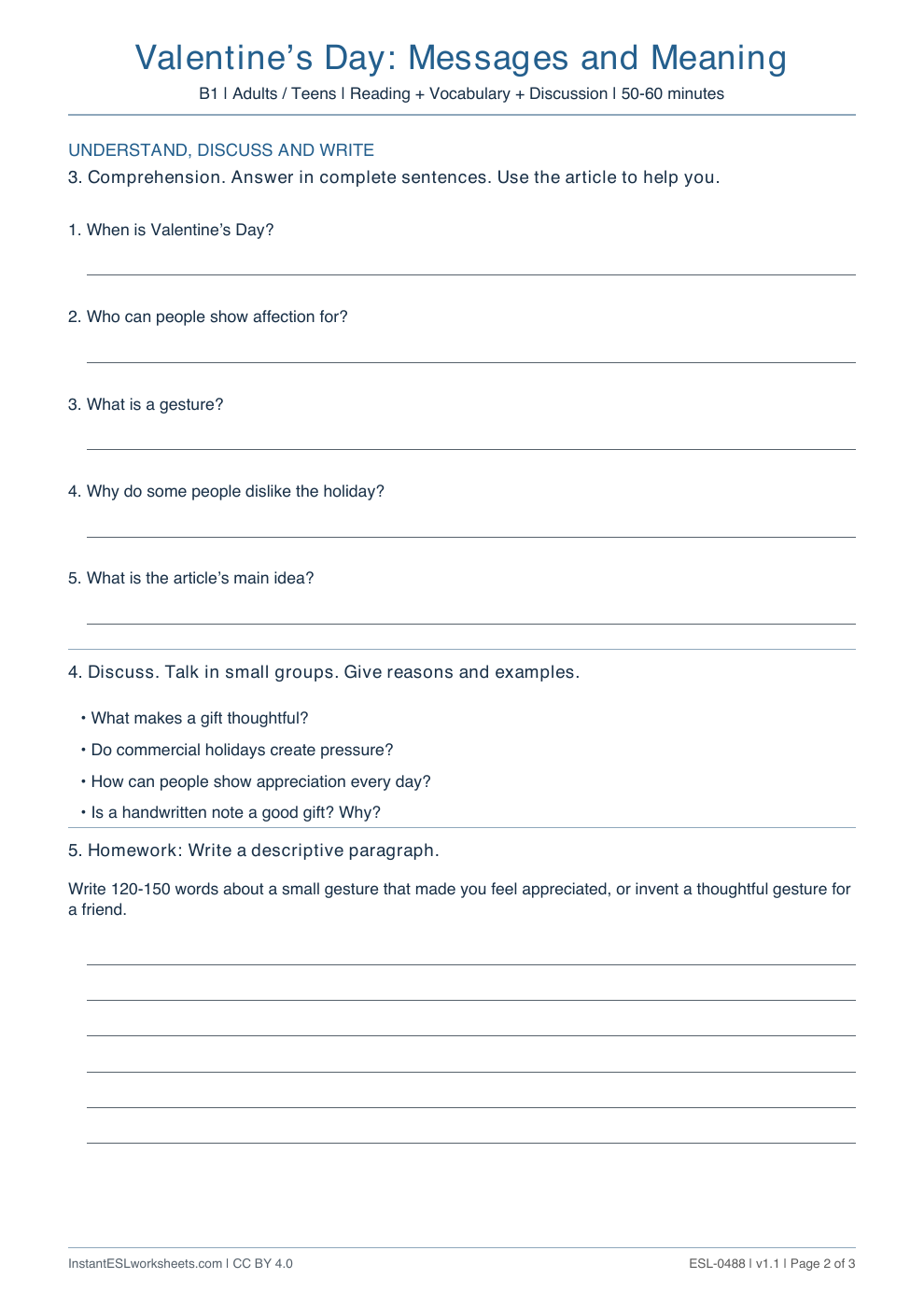 Page 2 of Valentine’s Day: Messages and Meaning