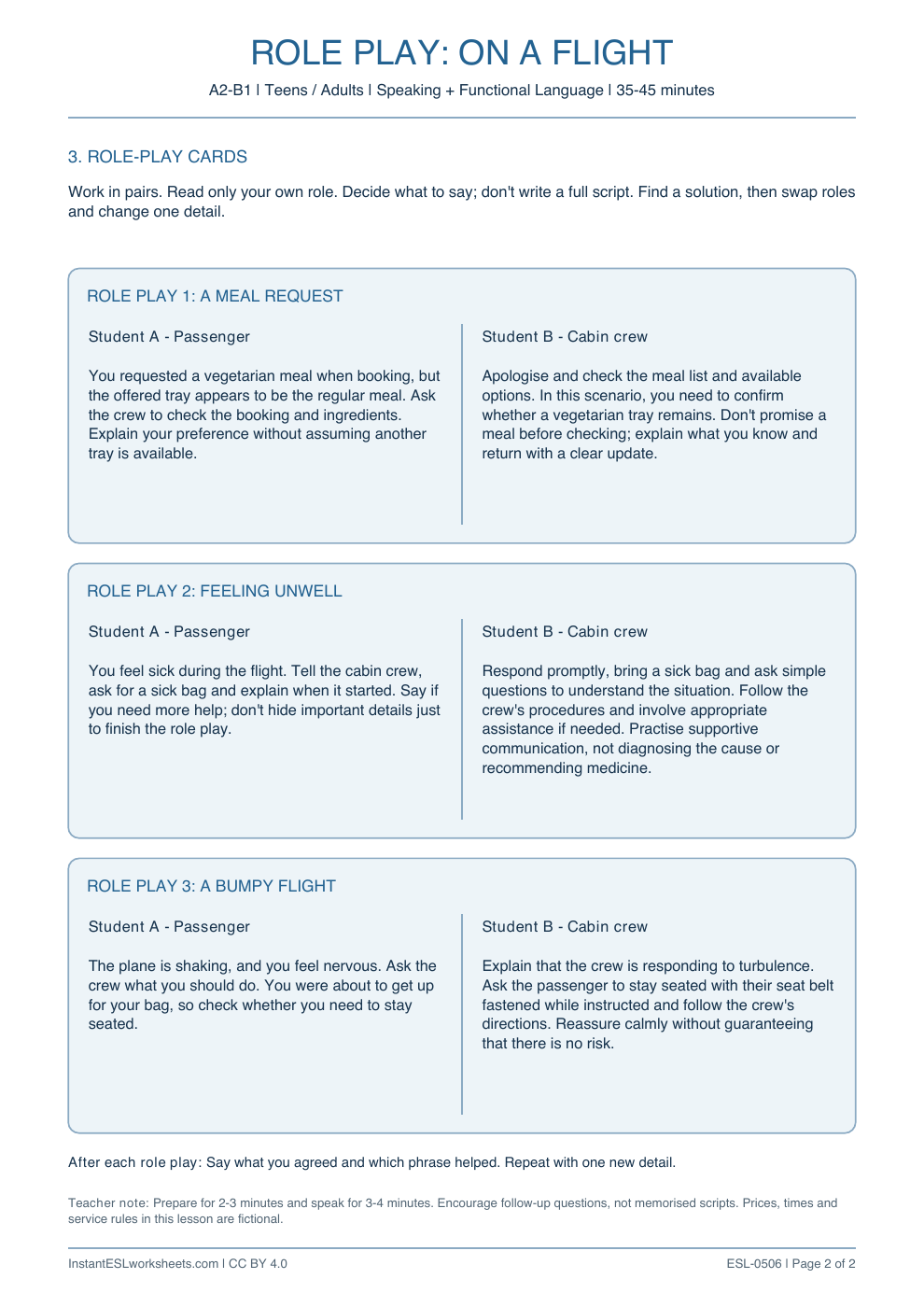 Page 2 of On a Flight - Role Play